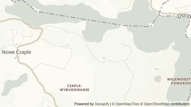 Mapa okolicy: Centrum Edukacji i Promocji Regionu w Szymbarku — Szymbark, Kaszuby. Podgląd obejmuje około 3,6 km w poziomie.