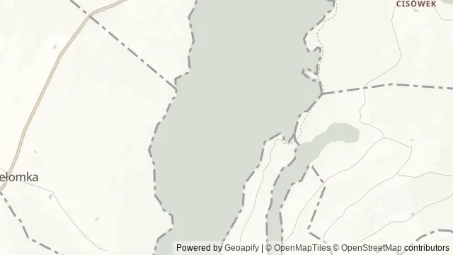 Mapa okolicy: Jezioro Hańcza — Hańcza, Suwalszczyzna. Podgląd obejmuje około 3,6 km w poziomie.