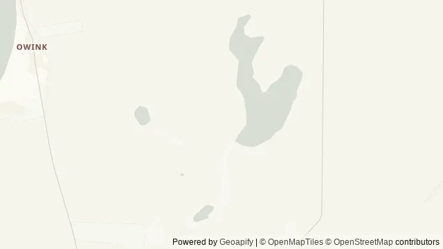 Mapa okolicy: Jezioro Ostrowite — Charzykowy, Bory Tucholskie. Podgląd obejmuje około 3,6 km w poziomie.