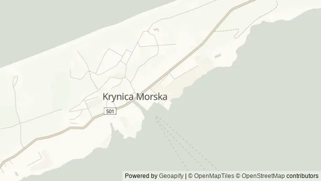 Mapa okolicy: Latarnia Morska Krynica Morska — Krynica Morska, Żuławy. Podgląd obejmuje około 3,6 km w poziomie.