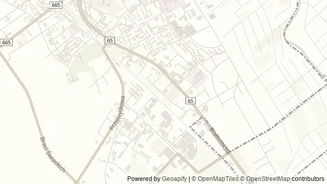 Mapa okolicy: Muzeum Historyczne w Grajewie (Grajewska Izba Historyczna) — Grajewo, Biebrza. Podgląd obejmuje około 3,6 km w poziomie.