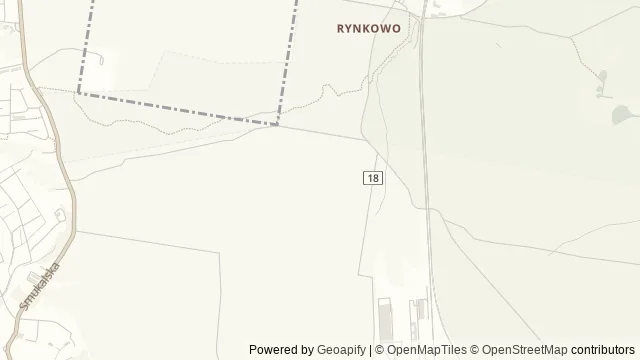 Mapa okolicy: Ogród Fauny Polskiej ZOO w Myślęcinku — Bydgoszcz. Podgląd obejmuje około 3,6 km w poziomie.
