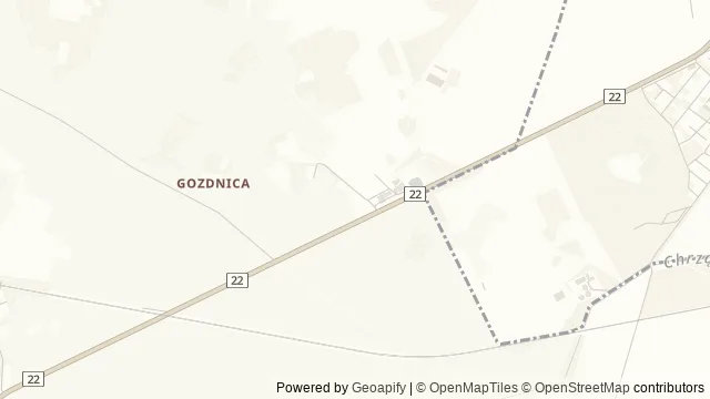 Mapa okolicy: Ogród Zoologiczny Canpol w Sieroczynie — Sieroczyn, Bory Tucholskie. Podgląd obejmuje około 3,6 km w poziomie.