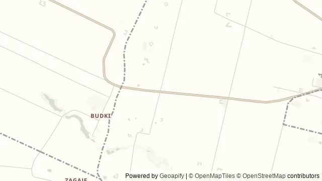 Mapa okolicy: Ośrodek Edukacji Ekologicznej Górznieńsko-Lidzbarskiego Parku Krajobrazowego w Rudzie — Ruda, Ziemia chełmińska. Podgląd obejmuje około 3,6 km w poziomie.