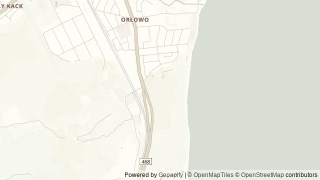 Mapa okolicy: Park Kolibki — Gdynia. Podgląd obejmuje około 3,6 km w poziomie.