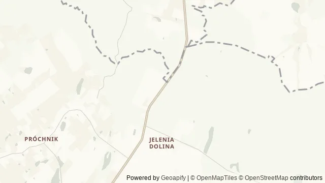 Mapa okolicy: Park Krajobrazowy Wysoczyzny Elbląskiej — Elbląg. Podgląd obejmuje około 3,6 km w poziomie.