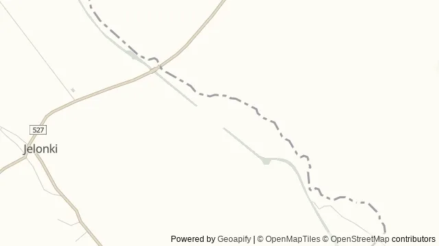 Mapa okolicy: Pochylnia Jelenie — Jelonki, Elbląg. Podgląd obejmuje około 3,6 km w poziomie.