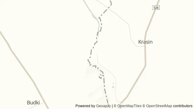 Mapa okolicy: Pochylnia Oleśnica — Krasin, Elbląg. Podgląd obejmuje około 3,6 km w poziomie.
