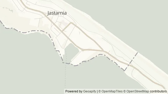 Mapa okolicy: Port rybacki w Jastarni — Jastarnia, Półwysep Helski i Ziemia Pucka. Podgląd obejmuje około 3,6 km w poziomie.