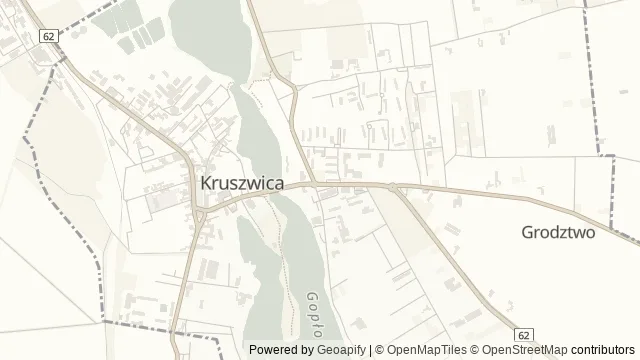 Mapa okolicy: Rejsy statkiem „Rusałka” po Gople — Kruszwica, Kujawy i Pałuki. Podgląd obejmuje około 3,6 km w poziomie.