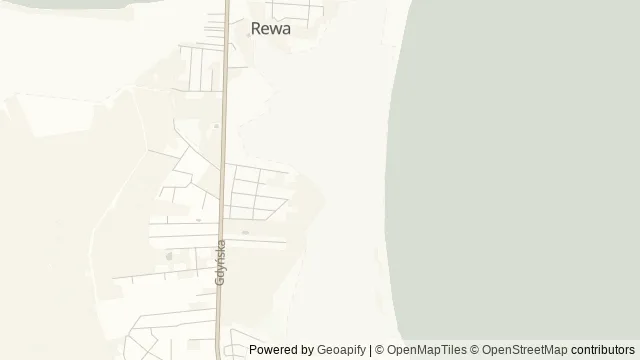Mapa okolicy: Rezerwat przyrody Mechelińskie Łąki — Mechelinki, Półwysep Helski i Ziemia Pucka. Podgląd obejmuje około 3,6 km w poziomie.
