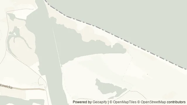 Mapa okolicy: Rezerwat Ptasi Raj — Gdańsk. Podgląd obejmuje około 3,6 km w poziomie.