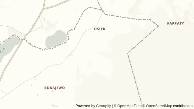Mapa okolicy: Ścieżka przyrodniczo-leśna „Nad Zamrzonką” — Zamrzenica, Bory Tucholskie. Podgląd obejmuje około 3,6 km w poziomie.