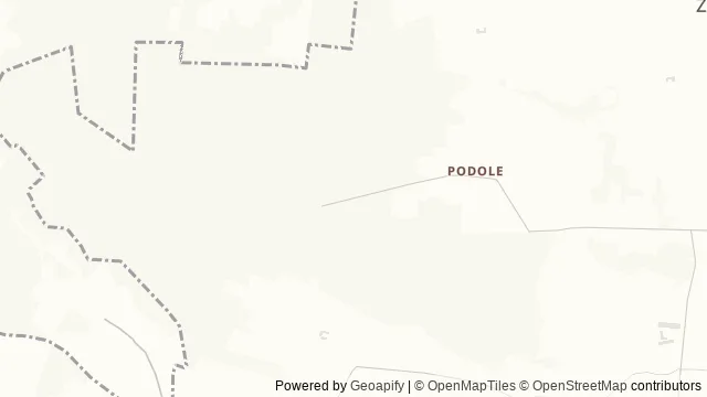 Mapa okolicy: Ścieżka przyrodniczo-leśna Podole — Podole, Kujawy i Pałuki. Podgląd obejmuje około 3,6 km w poziomie.