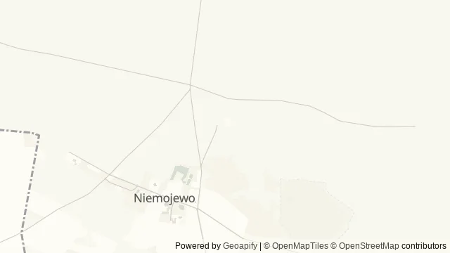 Mapa okolicy: Ścieżka przyrodniczo–leśna Rejna-Balczewo oraz Zielona Klasa — Niemojewo, Kujawy i Pałuki. Podgląd obejmuje około 3,6 km w poziomie.