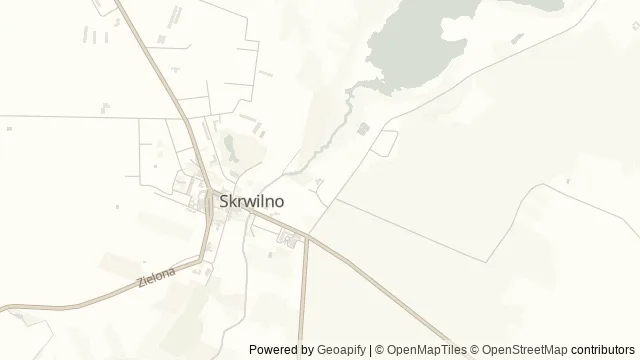Mapa okolicy: Ścieżka przyrodniczo-leśna SKRWILNO — Skrwilno, Ziemia chełmińska. Podgląd obejmuje około 3,6 km w poziomie.