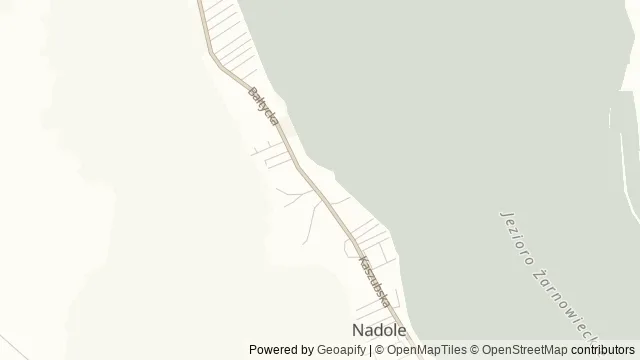 Mapa okolicy: Skansen Zagroda Gburska i Rybacka w Nadolu — Nadole, Kaszuby. Podgląd obejmuje około 3,6 km w poziomie.