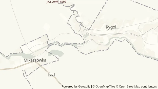 Mapa okolicy: Śluza Sosnówek — Rygol, Augustów. Podgląd obejmuje około 3,6 km w poziomie.