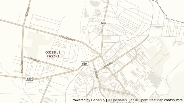 Mapa okolicy: Sobór Świętej Trójcy w Hajnówce — Hajnówka, Puszcza Białowieska. Podgląd obejmuje około 3,6 km w poziomie.