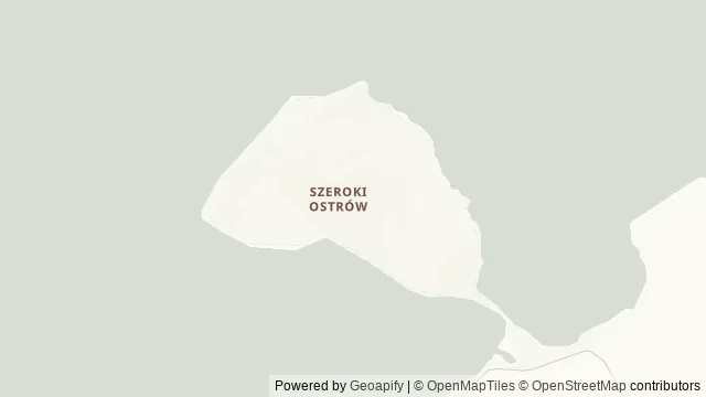 Mapa okolicy: Szeroki Ostrów — Zdory, Mazury. Podgląd obejmuje około 3,6 km w poziomie.