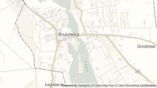 Mapa okolicy: Ekspozycja przyrodniczo-historyczna „U źródeł polskości” w Kruszwicy — Kruszwica, Kujawy i Pałuki. Podgląd obejmuje około 3,6 km w poziomie.