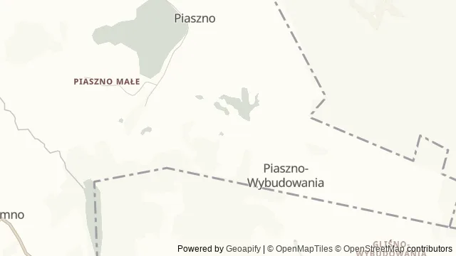 Mapa okolicy: Wieża widokowa na Górze Lemana — Piaszno, gm. Tuchomie, Kaszuby. Podgląd obejmuje około 3,6 km w poziomie.