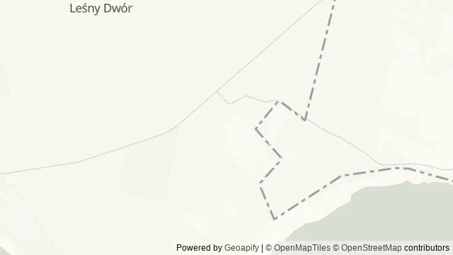 Mapa okolicy: Wieża widokowa nad Śniardwami — Łuknajno, Mazury. Podgląd obejmuje około 3,6 km w poziomie.