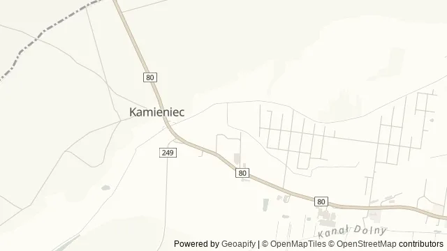 Mapa okolicy: Zespół Pałacowo-Parkowy w Ostromecku — Ostromecko, Bydgoszcz. Podgląd obejmuje około 3,6 km w poziomie.
